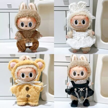 Macaron Labu clothes 17CM changeable accessories cute sitting posture can be worn/customized