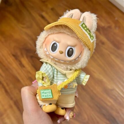 17cm Labubu Summer Doll Clothes Vinyl Doll Clothes Set / Customizable in Various Styles